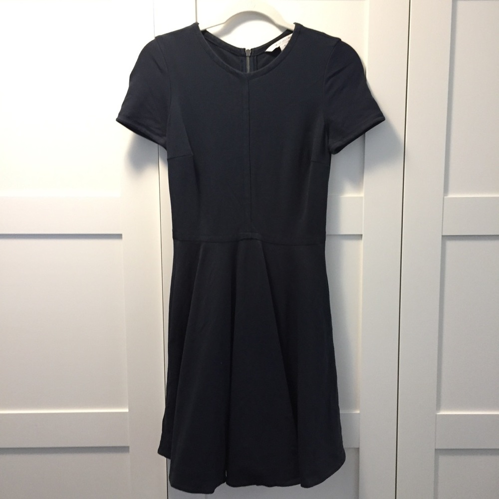 Teal DVF business casual dress
